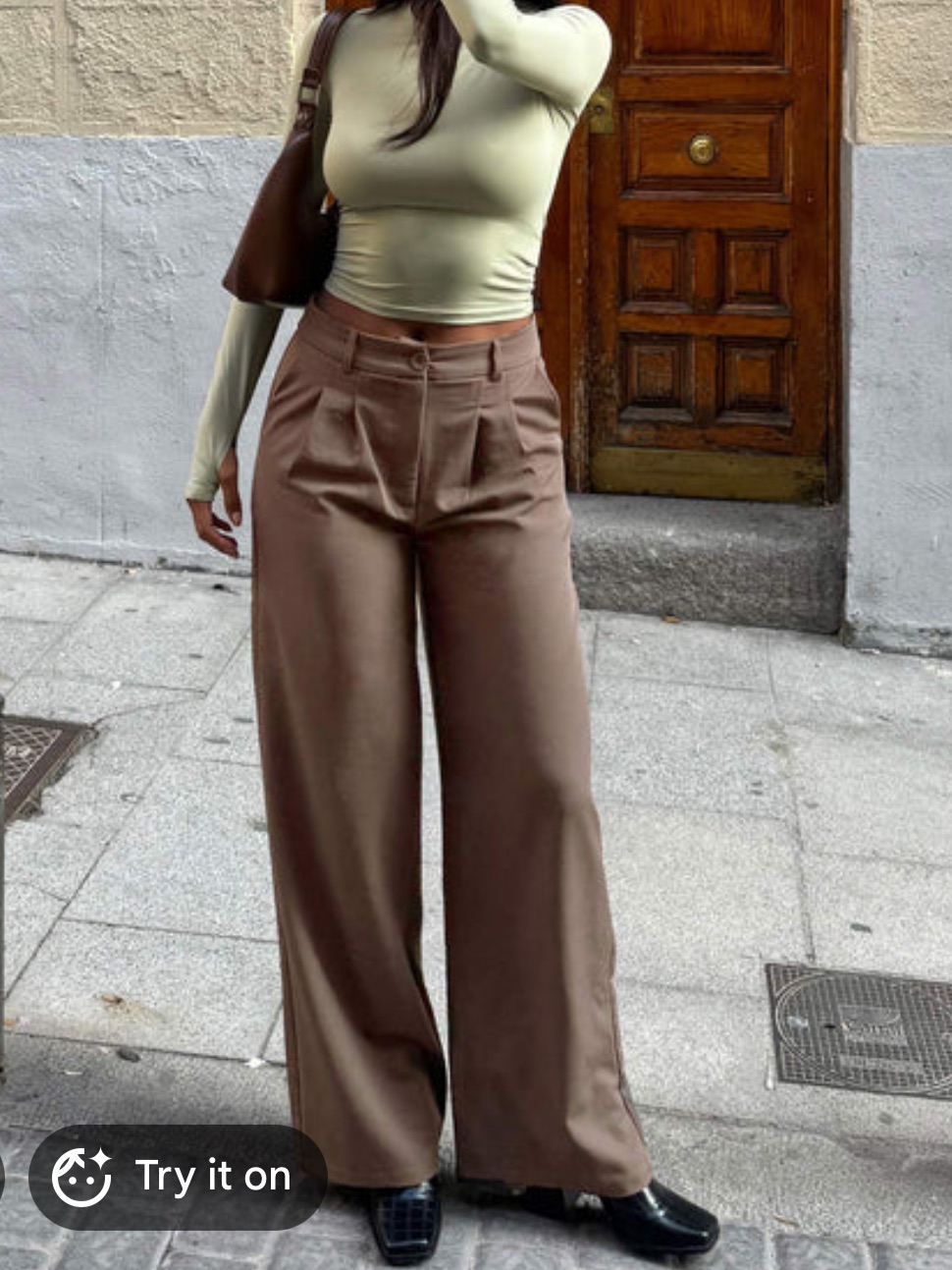 Princess Polly Archer Pants Brown Us 4